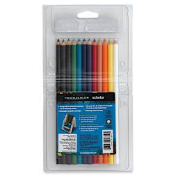 Prismacolor Scholar Art Pencil Set - Assorted Colors, Set of 12 (back of package)