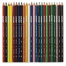 Prismacolor Scholar Art Pencil Set - Assorted Colors, Set of 24 (set contents)