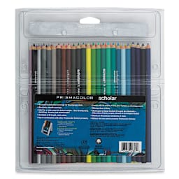 Prismacolor Scholar Art Pencil Set - Assorted Colors, Set of 48 (back of package)