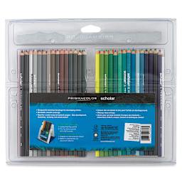 Prismacolor Scholar Art Pencil Set - Assorted Colors, Set of 60 (back of package)