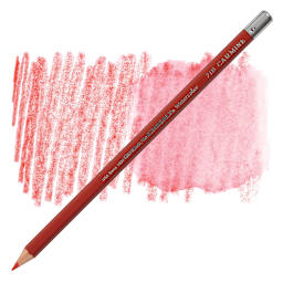 General's Kimberly Watercolor Pencil - Carmine Red pencil and swatch