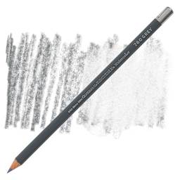 General's Kimberly Watercolor Pencil - Gray pencil and swatch