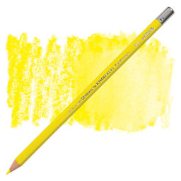 General's Kimberly Watercolor Pencil - Lemon Yellow pencil and swatch