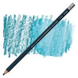 General's Kimberly Watercolor Pencil - Teal pencil and swatch
