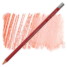 General's Kimberly Watercolor Pencil - Vermilion pencil and swatch