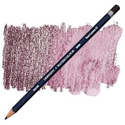 Derwent Watercolor Pencil - Burnt Carmine pencil and swatch