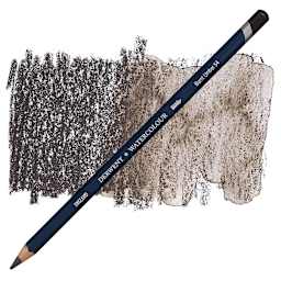 Derwent Watercolor Pencil - Burnt Umber pencil and swatch
