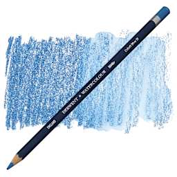 Derwent Watercolor Pencil - Cobalt Blue pencil and swatch