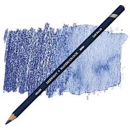 Derwent Watercolor Pencil - Delft Blue pencil and swatch