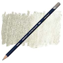 Derwent Watercolor Pencil - French Grey pencil and swatch