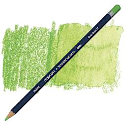 Derwent Watercolor Pencil - Grass Green pencil and swatch