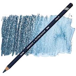 Derwent Watercolor Pencil - Indigo pencil and swatch