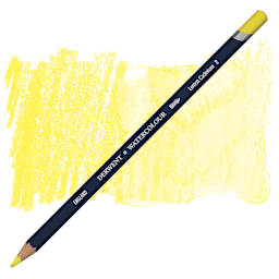 Derwent Watercolor Pencil - Lemon Cadmium pencil and swatch