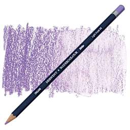 Derwent Watercolor Pencil - Light Violet pencil and swatch