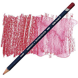 Derwent Watercolor Pencil - Madder Carmine pencil and swatch