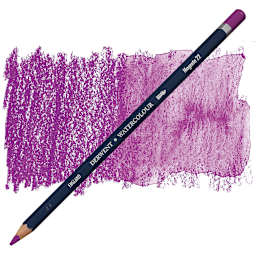 Derwent Watercolor Pencil - Magenta pencil and swatch