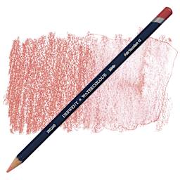 Derwent Watercolor Pencil - Pale Vermilion pencil and swatch