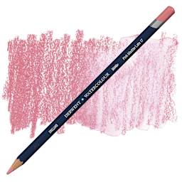 Derwent Watercolor Pencil - Pink Madder Lake pencil and swatch