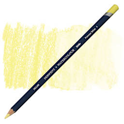 Derwent Watercolor Pencil - Primrose Yellow pencil and swatch
