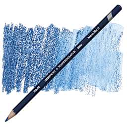 Derwent Watercolor Pencil - Prussian Blue pencil and swatch