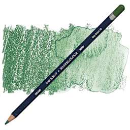 Derwent Watercolor Pencil - Sap Green pencil and swatch