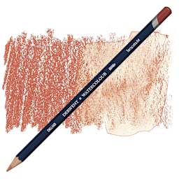 Derwent Watercolor Pencil - Terracotta pencil and swatch