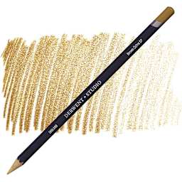 Derwent Studio Colored Pencil - Brown Ochre pencil and swatch