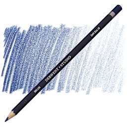 Derwent Studio Colored Pencil - Delft Blue pencil and swatch