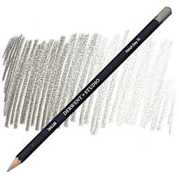 Derwent Studio Colored Pencil - French Gray pencil and swatch