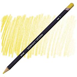 Derwent Studio Colored Pencil - Gold pencil and swatch
