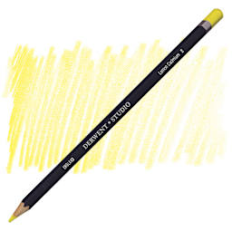 Derwent Studio Colored Pencil - Lemon Cadmium pencil and swatch