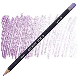 Derwent Studio Colored Pencil - Light Violet pencil and swatch