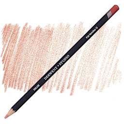 Derwent Studio Colored Pencil - Pale Vermilion pencil and swatch
