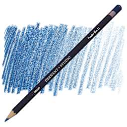 Derwent Studio Colored Pencil - Prussian Blue pencil and swatch