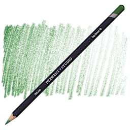Derwent Studio Colored Pencil - Sap Green pencil and swatch