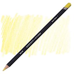 Derwent Studio Colored Pencil - Straw Yellow pencil and swatch