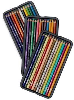 Prismacolor Premier Colored Pencils - Assorted Colors, Set of 36 pencils.  Three inner pencil trays.