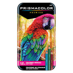Prismacolor Premier Colored Pencils - Set of 12, Assorted Colors, front of the packaging