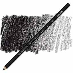 Prismacolor Premier Colored Pencil - Black pencil and swatch