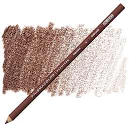 Prismacolor Premier Colored Pencil - Chestnut pencil and swatch