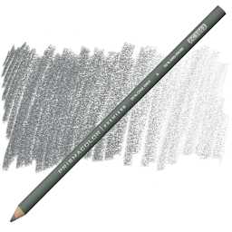 Prismacolor Premier Colored Pencil  - Cool Grey 50% pencil and swatch