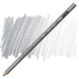 Prismacolor Premier Colored Pencil - Metallic Silver pencil and swatch