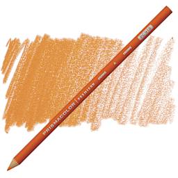 Prismacolor Premier Colored Pencil - Orange pencil and swatch