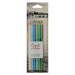 Conté à Paris Pastel Pencils - Set of 6, Landscape Colors, front of packaging