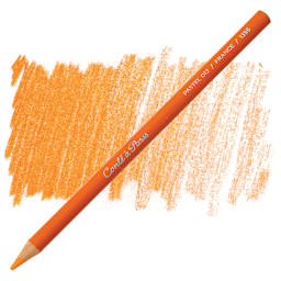 Conté à Paris Pastel Pencil - Orange pencil and swatch