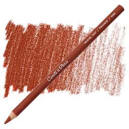 Conté à Paris Pastel Pencil - Red Brown pencil and swatch