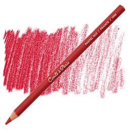 Conté à Paris Pastel Pencil - Vermilion pencil and swatch