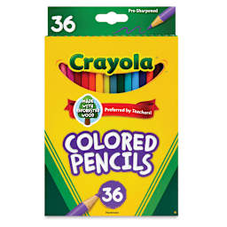 Crayola Colored Pencils - Assorted Colors, Set of 36 (front of package)