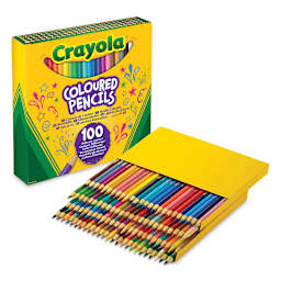 Crayola Colored Pencils - Assorted Colors, Set of 100 (set contents with package)