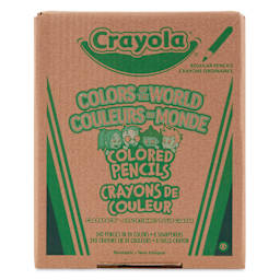 Crayola Colors of the World Pencils - Classpack of 240, front of the packaging